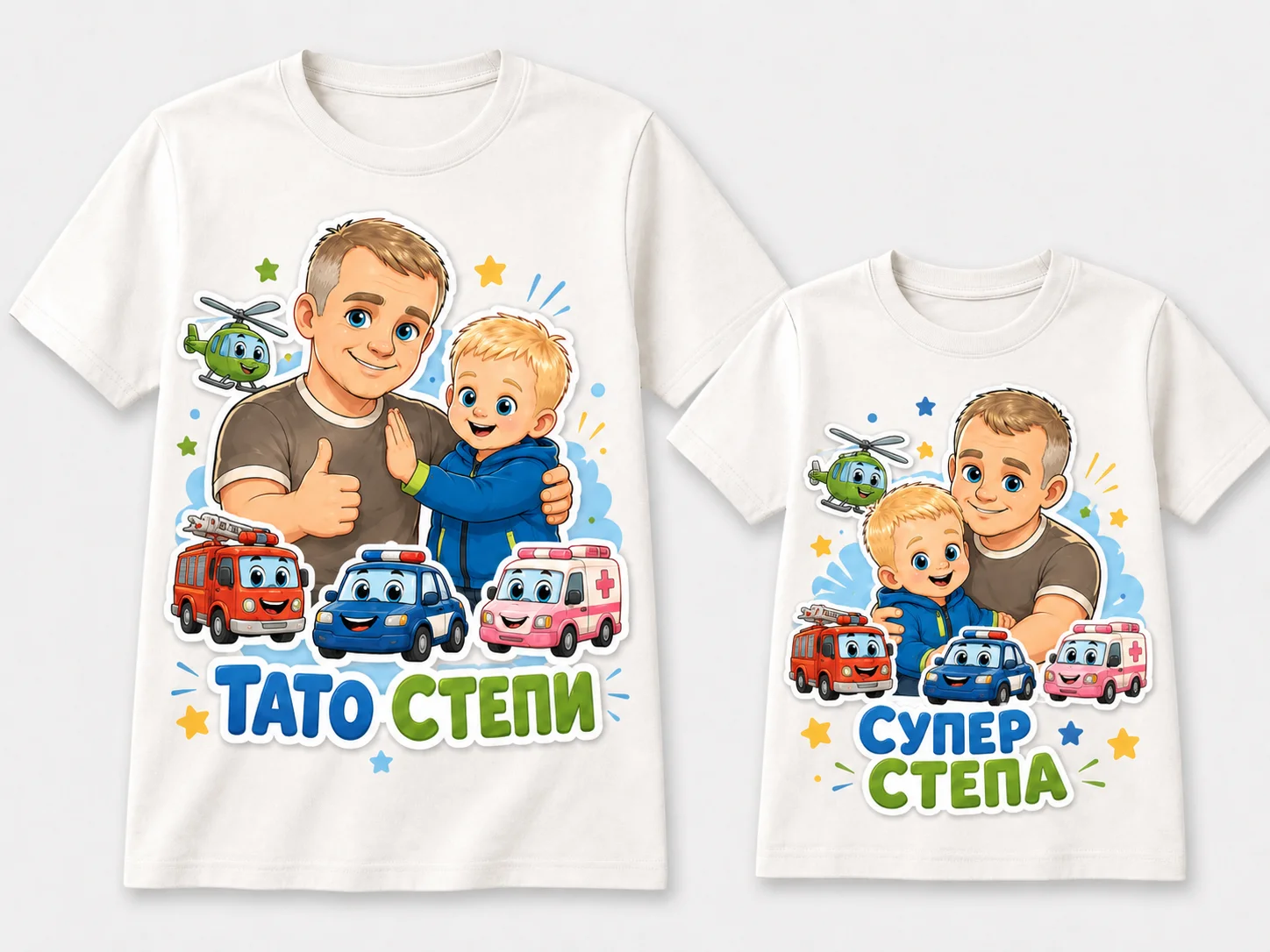 DTF принт на текстилі — детальний кольоровий малюнок
